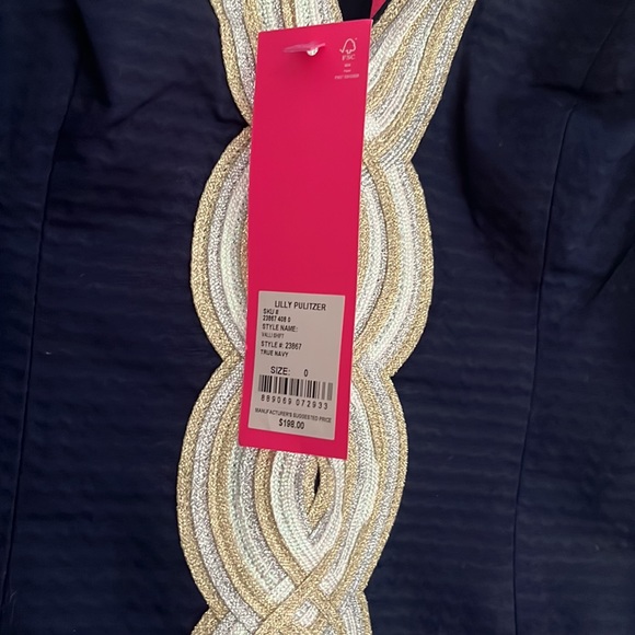 Lily Pullitzer/ Valli Shift/ True Navy - Picture 2 of 3